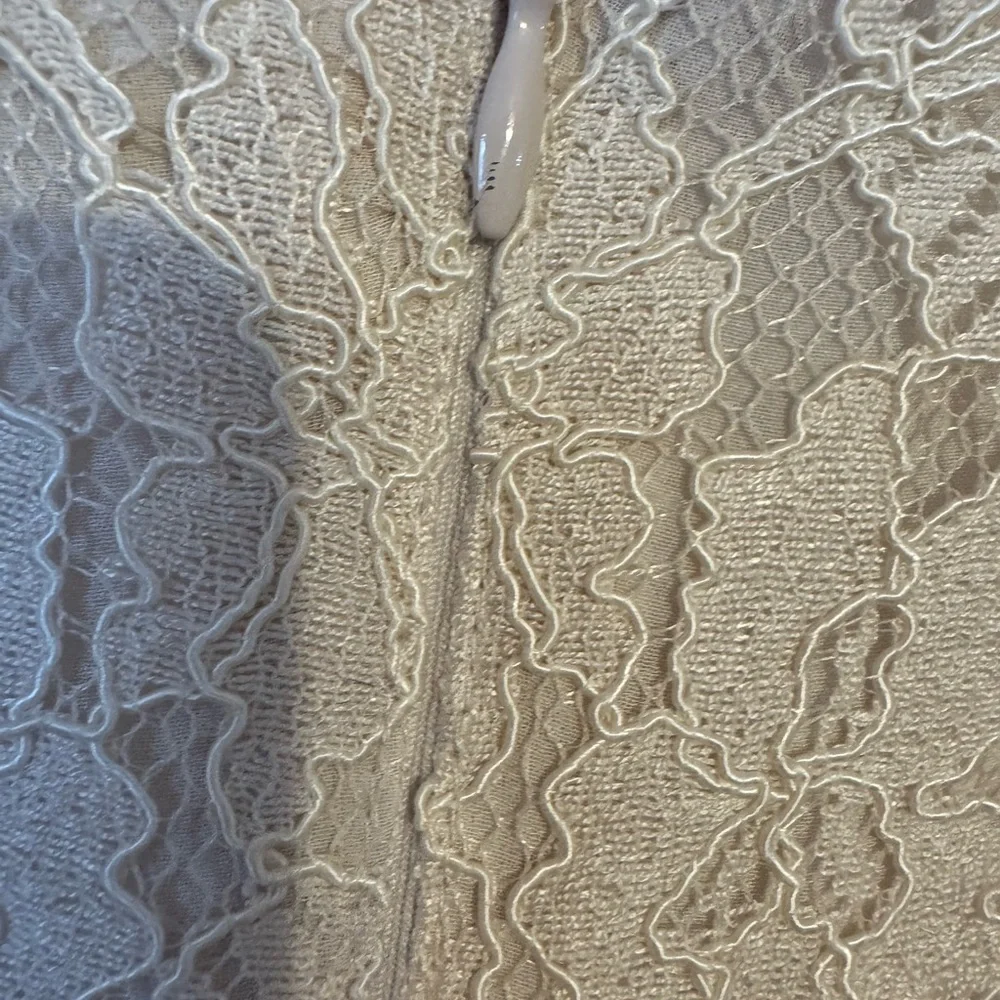 NWT GORGEOUS Gianni Bini Cream Lace Dress SIZE: 2 #CL - Picture 7 of 10